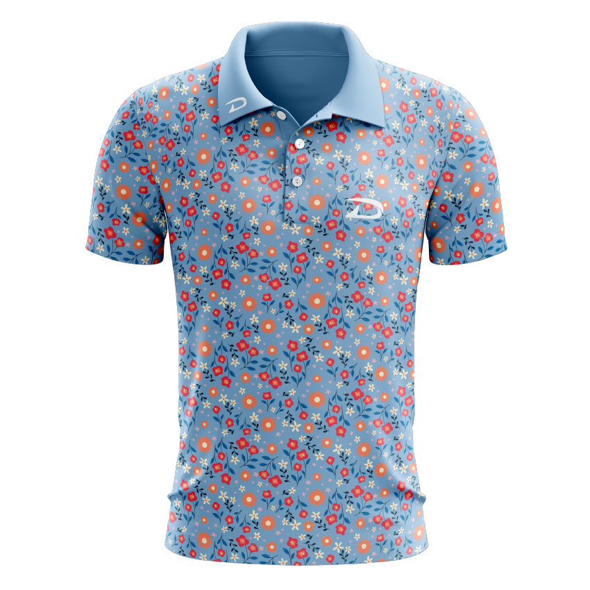 Driven Golf Shirt | Flower Collection- DFL-002