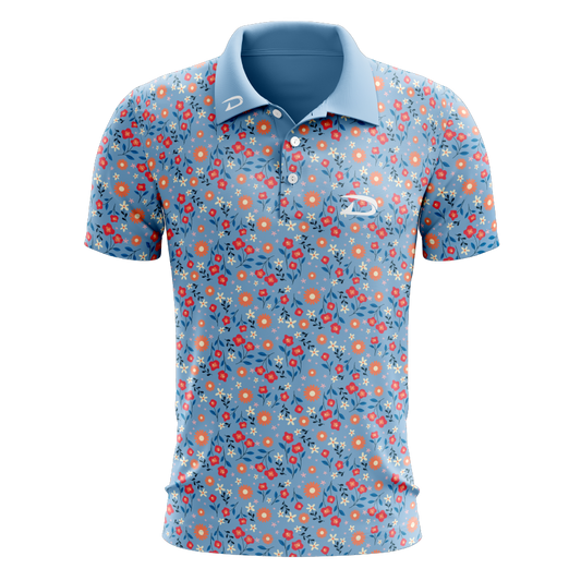 Driven Golf Shirt | Flower Collection- DFL-002