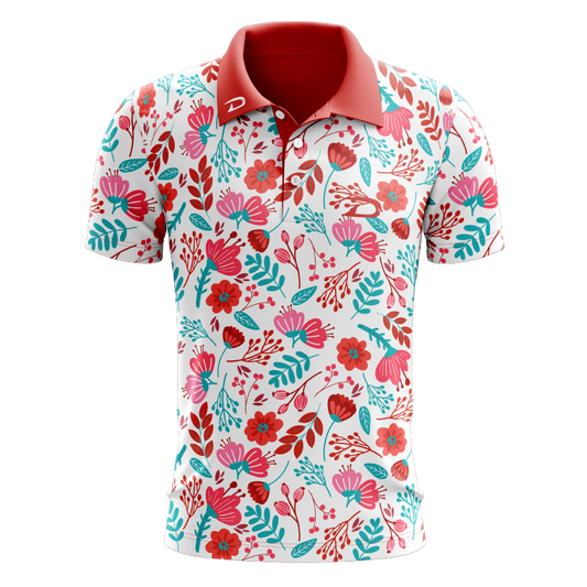 Driven Golf Shirt | Flower Collection- DFL-003