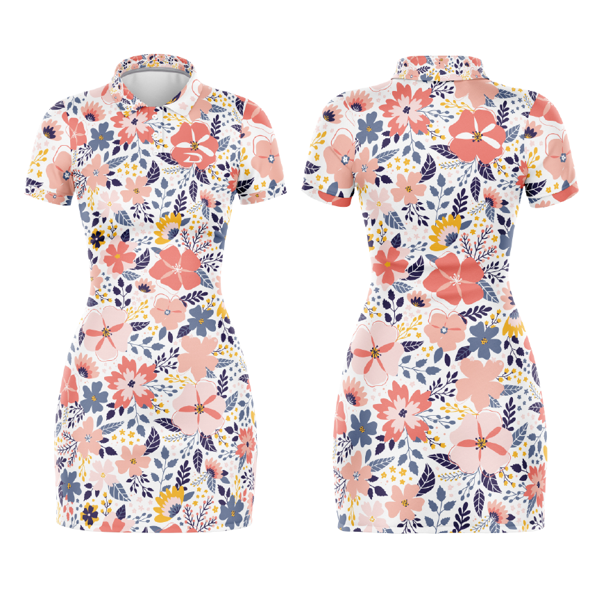 Driven Golf Dress | Floral Collection - GDFC-004