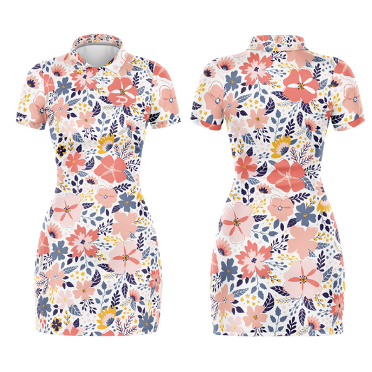 Driven Golf Dress | Floral Collection - GDFC-004