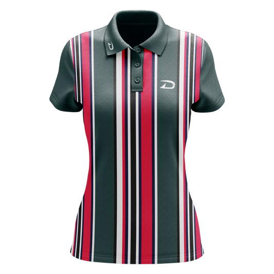 Driven Golf Shirt | Vertical Striped Collection- LVR-005