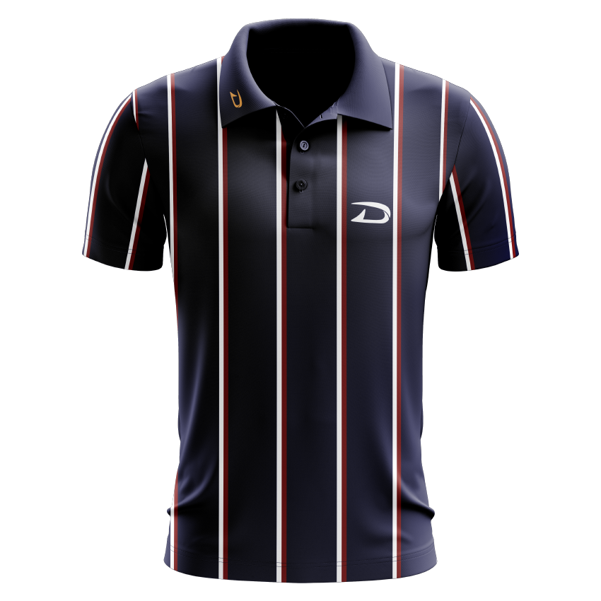 Driven Golf Shirt | Striped Collection- MVR-001