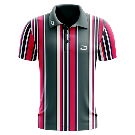 Driven Golf Shirt | Striped Collection- MVR-005