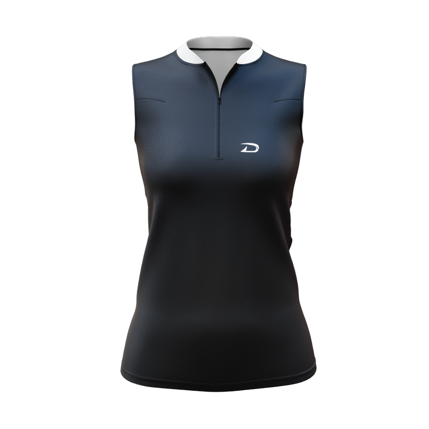 Driven Zipper Golf Shirt | Sleeveless Collection- SLR-007