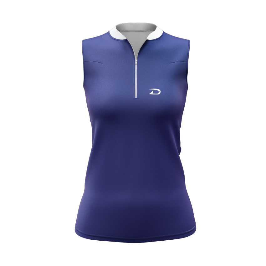 Driven Zipper Golf Shirt | Sleeveless Collection- SLR-009