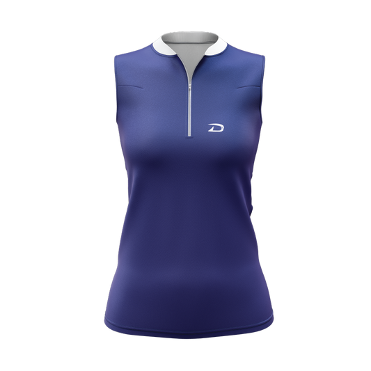 Driven Zipper Golf Shirt | Sleeveless Collection- SLR-009